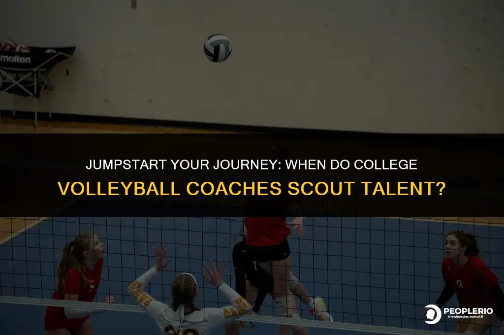 how early do college volleyball coaches recruit
