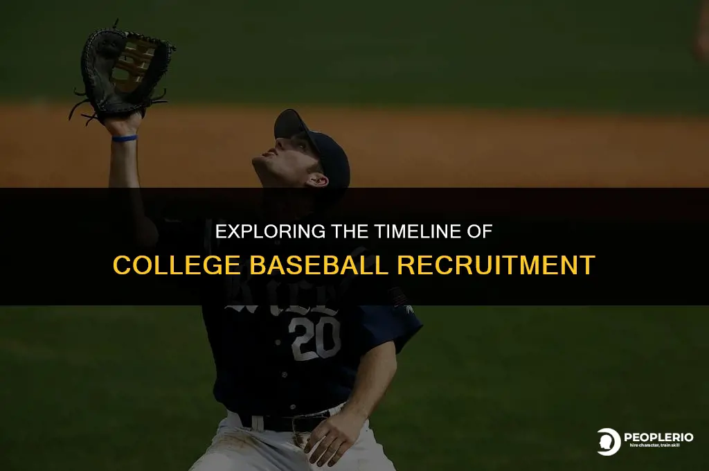 how early does college baseball recruit