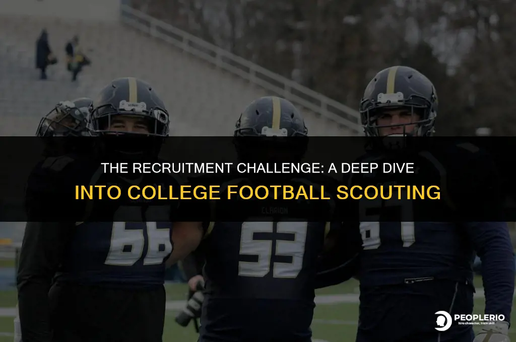 how hard is it to get recruited for college football