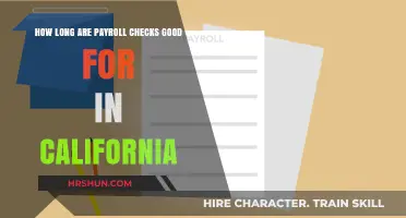 Understanding Payroll Check Validity Periods in California