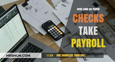 Decoding Payroll Processing Times: The Journey of Paper Checks
