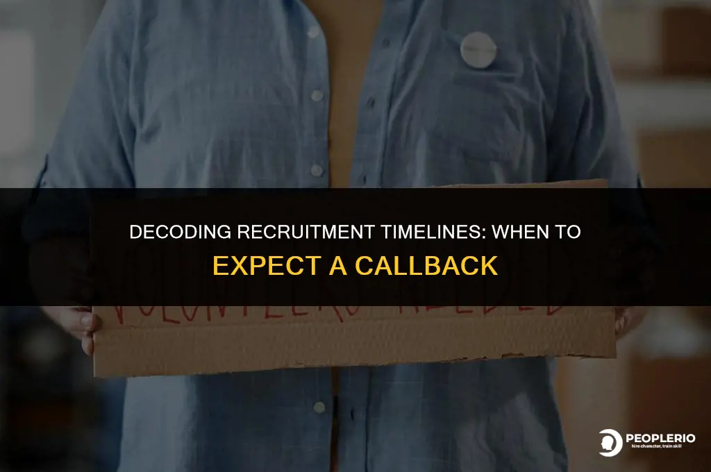 how long do recruitment agencies take to respond