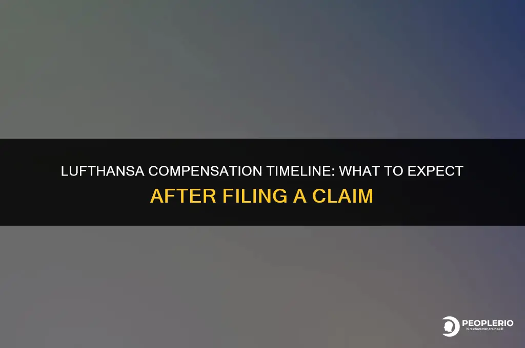 how long does it take for lufthansa to pay compensation