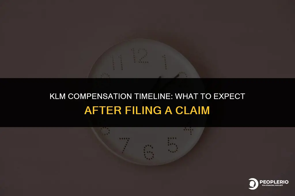 how long does klm take to pay compensation
