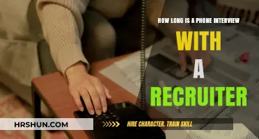 Decoding the Duration: Phone Interviews with Recruiters Unveiled
