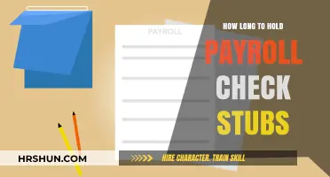 Payroll Check Stub Retention: A Comprehensive Guide for Employers