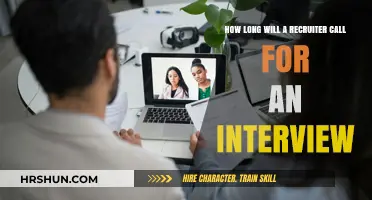 Decoding the Timeline: When to Expect a Recruiter's Interview Call