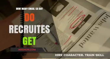 Decoding the Inbox: Recruiters' Daily Email Volume Revealed