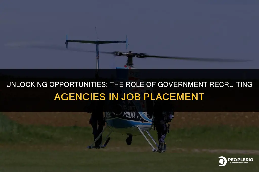 how many people use governent recruiting agencies
