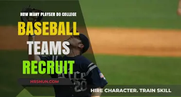 Exploring the Recruitment Strategies of College Baseball Teams