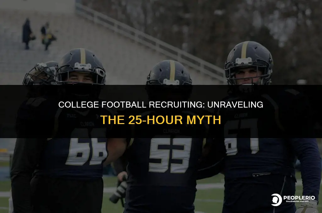 how many recruiting hours college football 25