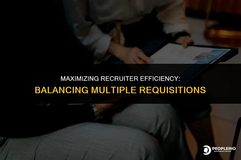 how many reqs can a agency recruiter handle