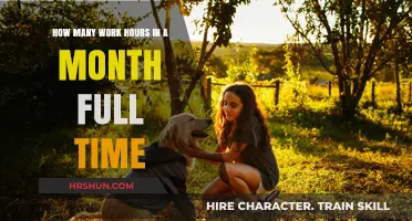 Decoding Full-Time Work Hours: A Monthly Breakdown