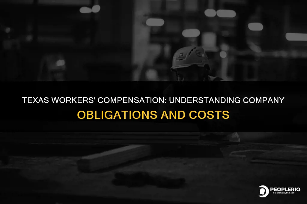 how much companies needs to pay workers compensation in Texas