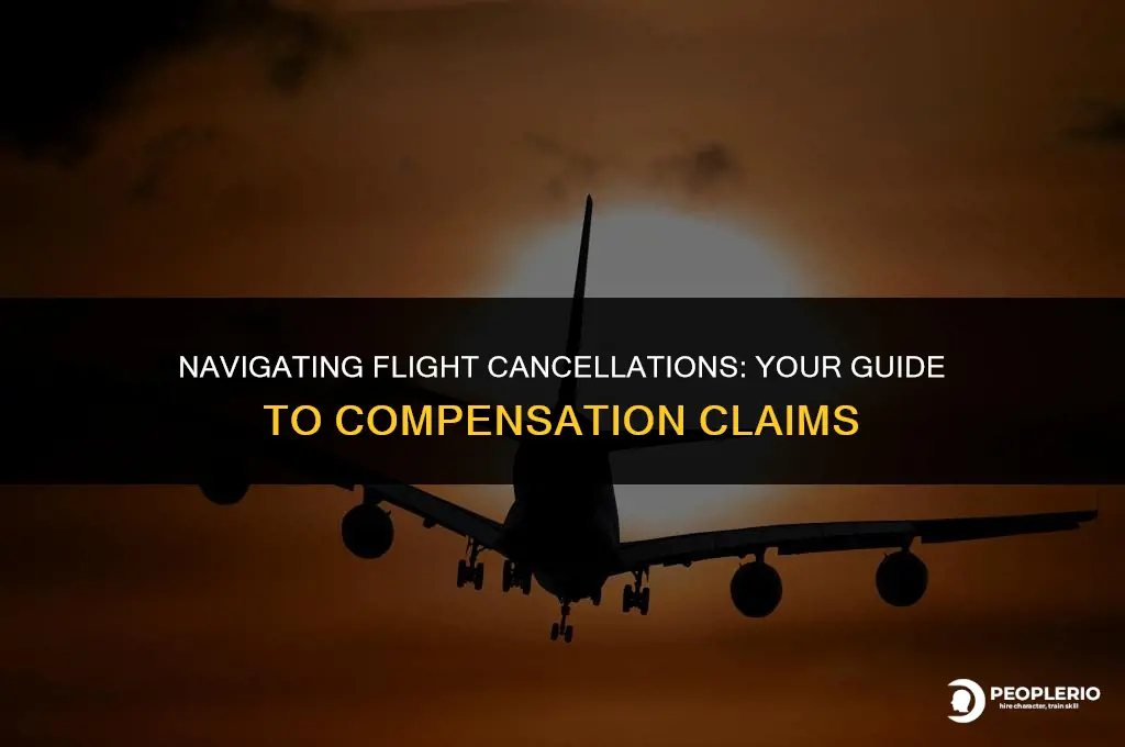 how much compensation can I claim for a cancelled flight