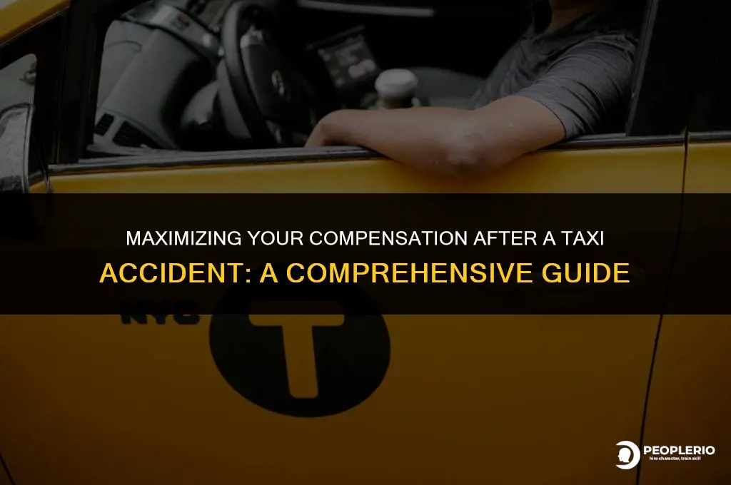 how much compensation can I claim for a taxi accident