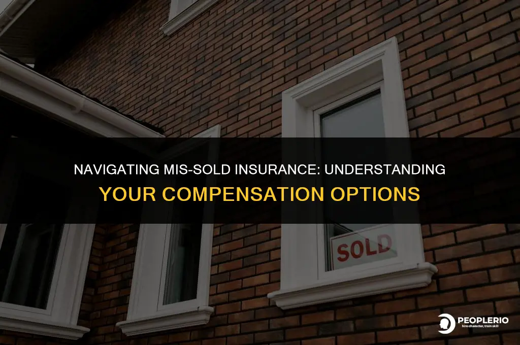 how much compensation for mis sold insurance