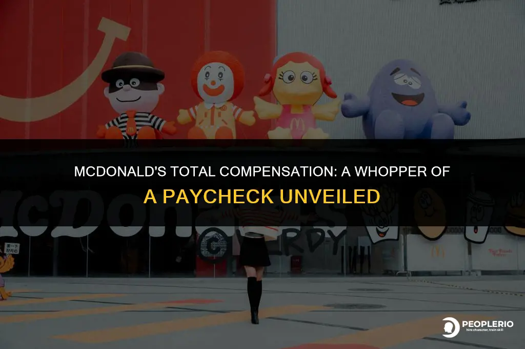 how much did mcdonald pay in total compensation