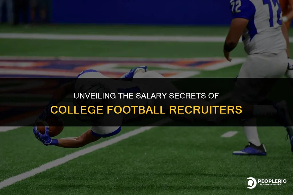 how much do college football recruiters make