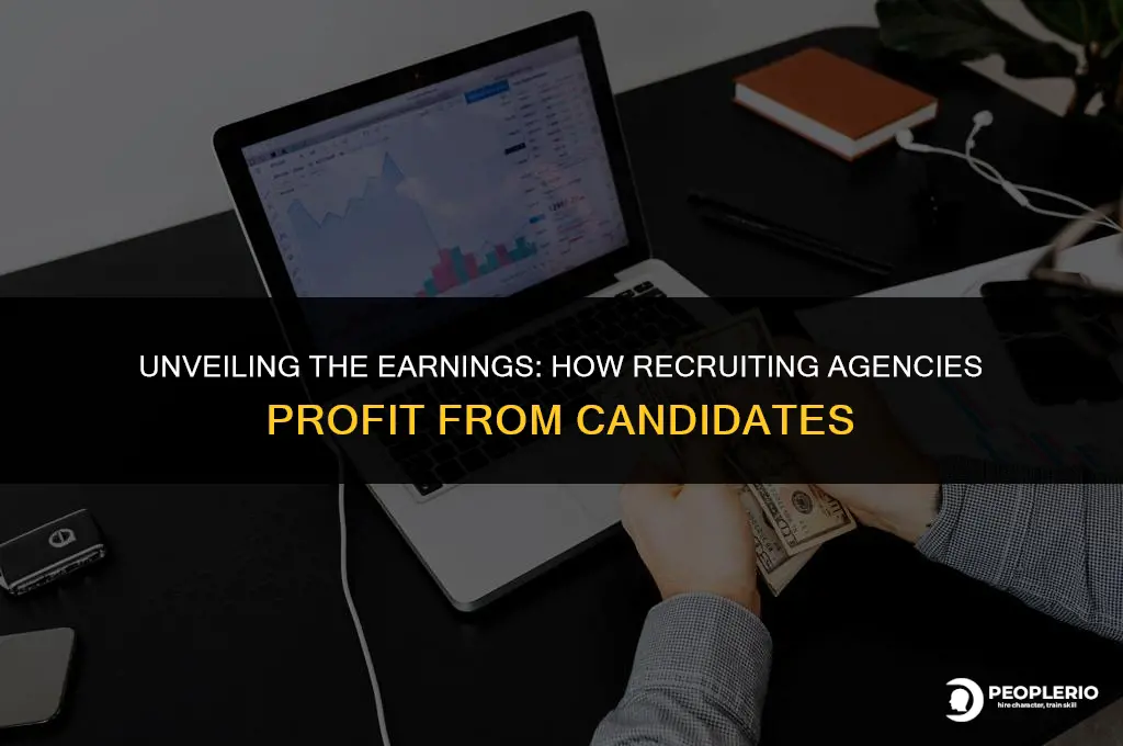 how much do recruiting agencies make from candidates