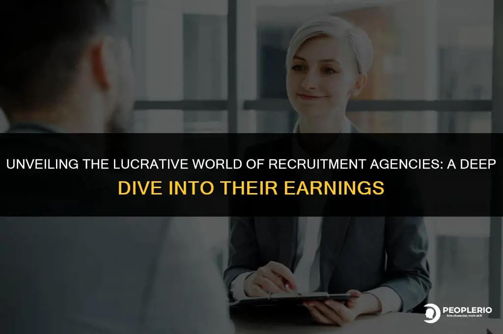 how much do recruitment agencies earn