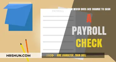 Ace's Payroll Check Cashing Fees: A Comprehensive Guide