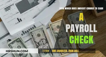 Understanding Amscot's Payroll Check Cashing Fees: A Comprehensive Guide