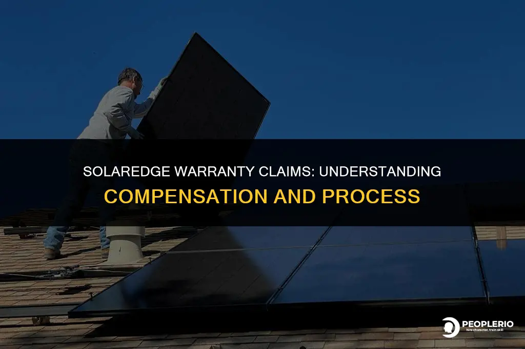 how much does solar edge compensate warrantie claims