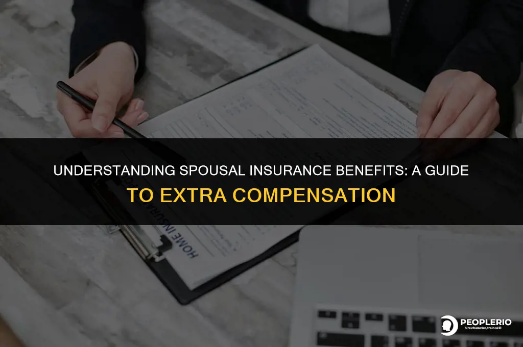 how much extra compensation when spouse carries insurance