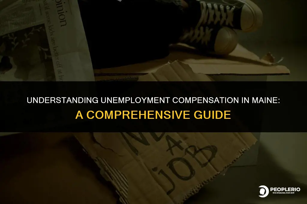 how much is unemployment compensation in Maine