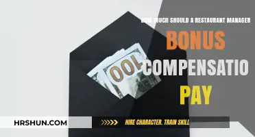 Decoding Fair Bonus Compensation for Restaurant Managers