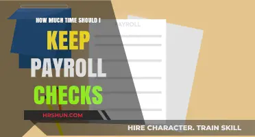 Payroll Check Retention: A Guide for Employers and Employees