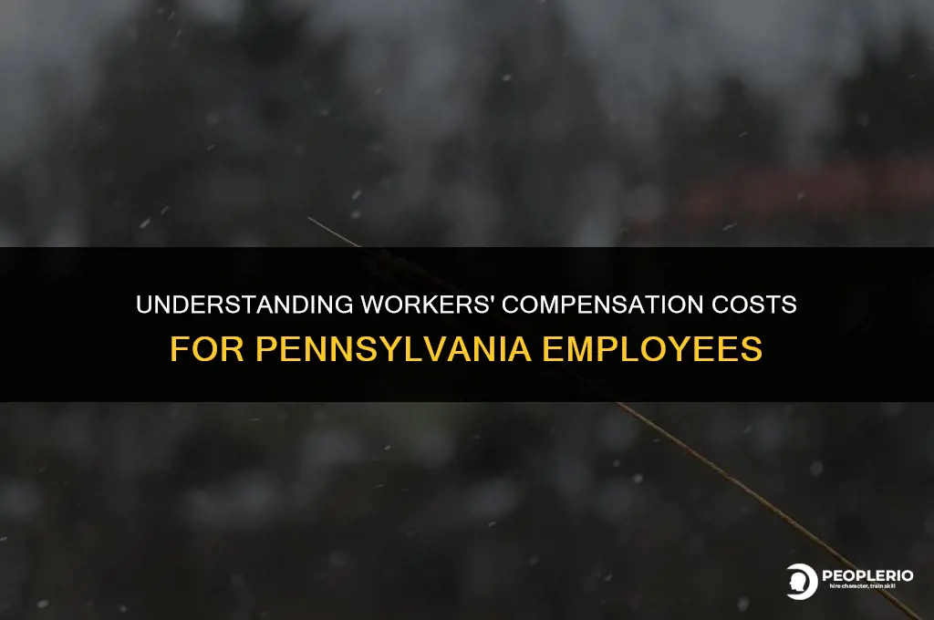 how much workers compensation do I pay employee in pa