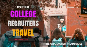 Exploring the Frequency of College Recruiters' Travel