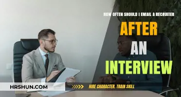 Effective Follow-Up: Timing Your Emails to Recruiters Post-Interview