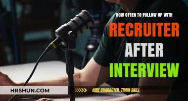 Post-Interview Follow-Up: Timing Your Next Move with Recruiters
