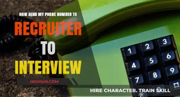 Effective Ways to Share Your Phone Number with Recruiters for Interviews