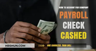 Streamlining Payroll Accounting: A Guide to Handling Cashed Checks