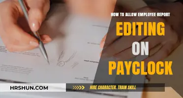 Empowering Employees: Editing Payclock Reports Made Simple