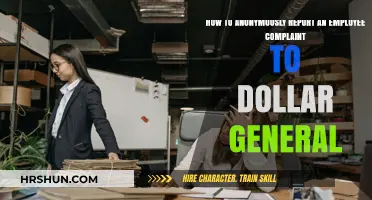 Safely Reporting Employee Concerns to Dollar General Anonymously
