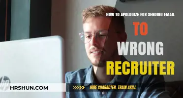 Oops! Wrong Recruiter: Crafting the Perfect Apology Email
