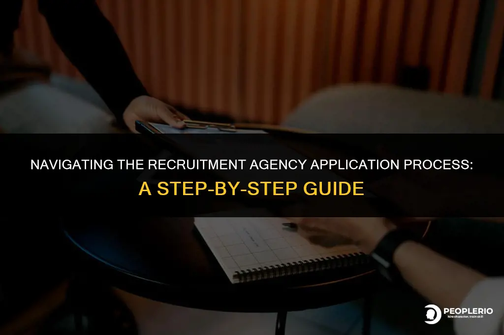 how to apply for recruitment agency