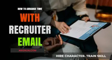 Mastering Time Management: Crafting Effective Recruiter Emails