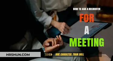 Proactive Networking: Securing a Meeting with a Recruiter