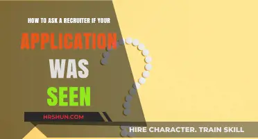 Navigating the Follow-Up: How to Ask a Recruiter About Your Application Status