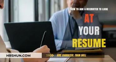 Resume Review Request: How to Catch a Recruiter's Attention