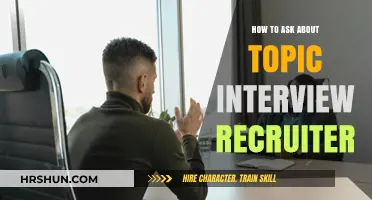Mastering the Art of Asking Informative Questions in Recruiter Interviews