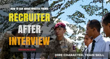Post-Interview Follow-Up: Crafting the Perfect Recruiter Inquiry