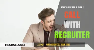 Initiating a Phone Call with a Recruiter: A Step-by-Step Guide