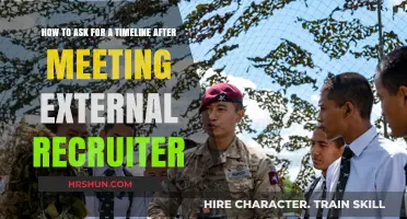 Navigating the Follow-Up: Requesting a Timeline from an External Recruiter